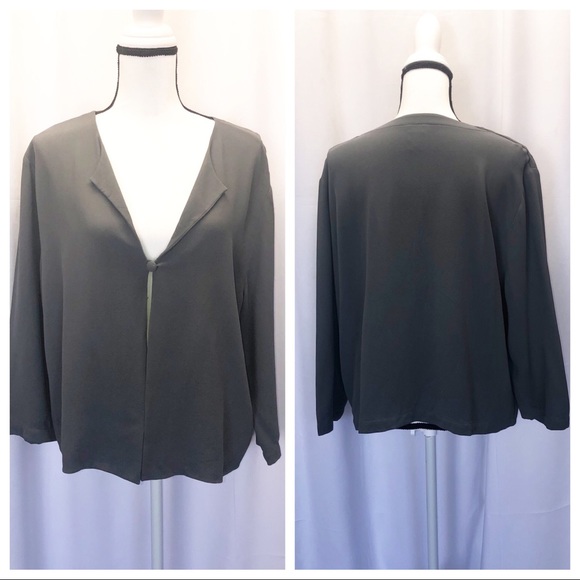 Eileen Fisher Jackets & Blazers - Final drop! Eileen Fisher one Button Blazer sage